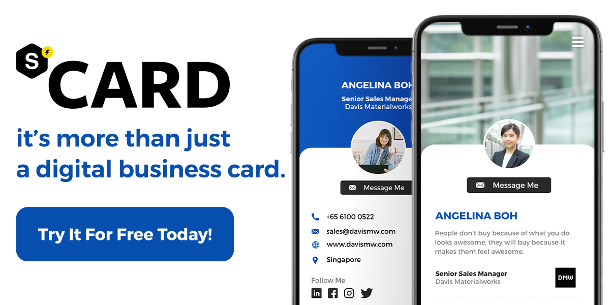 Scard For Business. Its more than just a digital business card